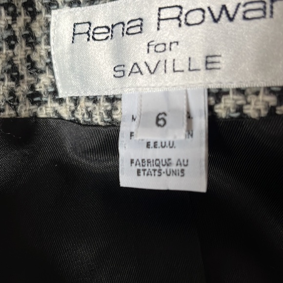 Rena Rowan for Saville Wool Dress Jacket Size 6 - Picture 4 of 5